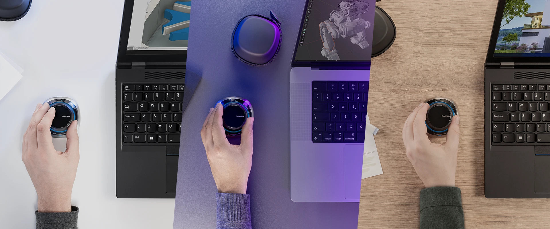 SpaceMouse® Wireless Bluetooth® Edition - 3Dconnexion 3Dconnexion -3DxWorld