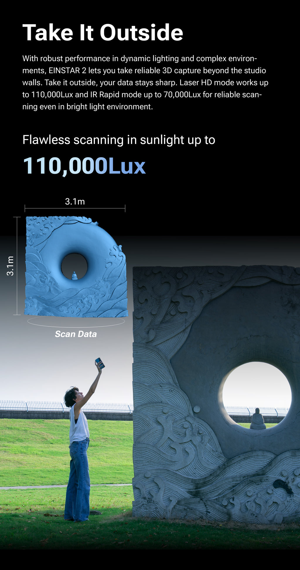 EINSTAR 2: Versatile True Wireless 3D Scanner SHINING 3D -3DxWorld