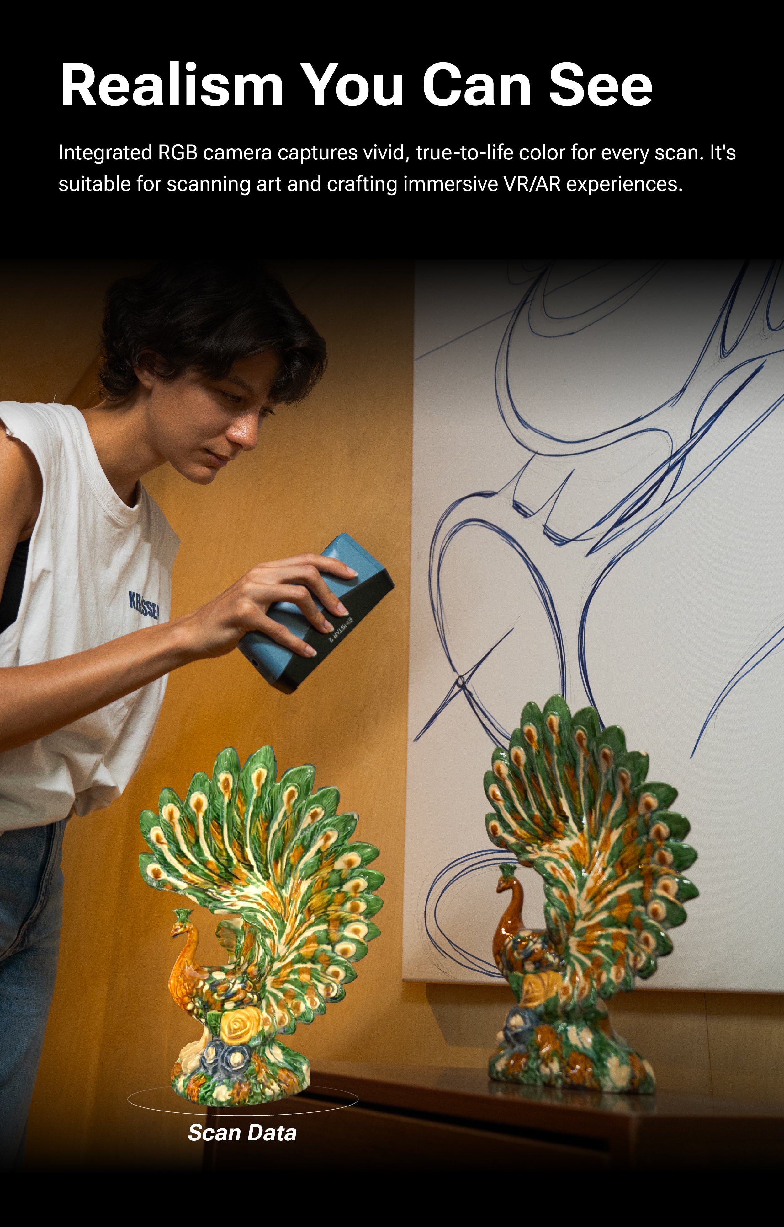 EINSTAR 2: Versatile True Wireless 3D Scanner SHINING 3D -3DxWorld