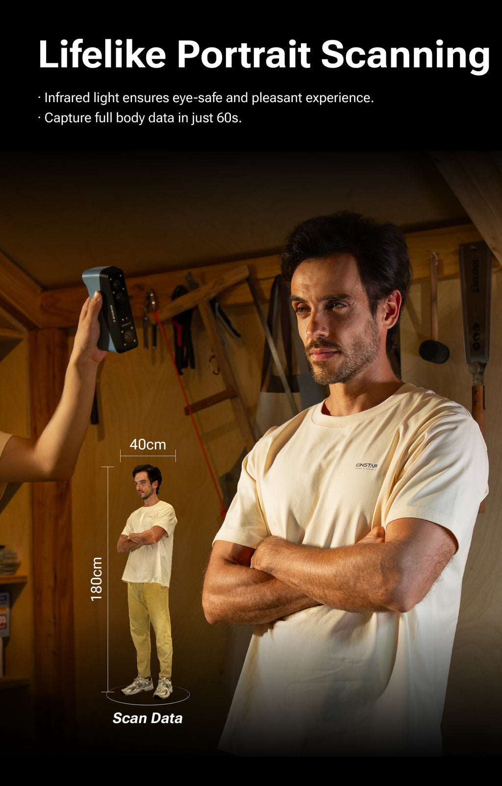 EINSTAR 2: Versatile True Wireless 3D Scanner SHINING 3D -3DxWorld